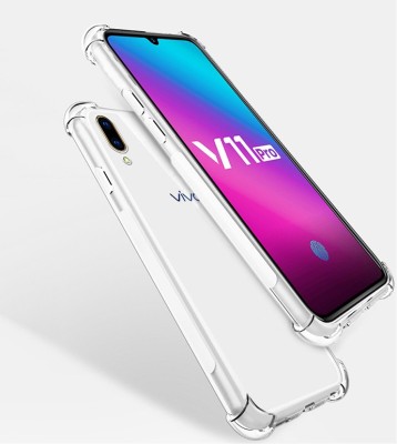 Spectacular ace Bumper Case for Vivo V11 Pro(Transparent, Dual Protection, Silicon, Pack of: 1)