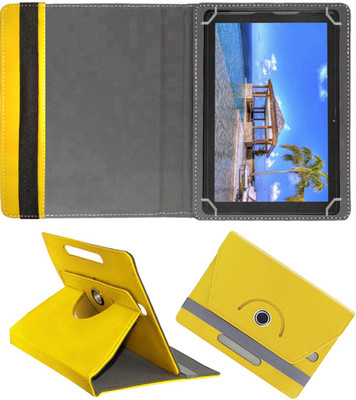 Fastway Flip Cover for WISHTEL IRA 2 in 1 Tablet (10.1-inch)(Yellow, Cases with Holder, Pack of: 1)