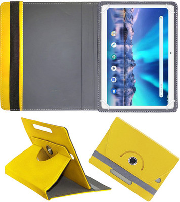 Fastway Flip Cover for Lava Magnum-XL 10.1 inch 4G Tablet(Yellow, Cases with Holder)