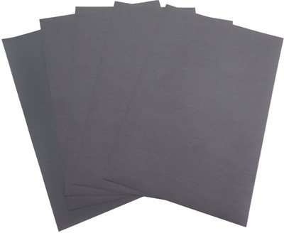 MAGNETICKS 300mm x 300mm x 0.7mm Square Shape flexible & Printable Magnetic Sheet Fridge Magnet Pack of 5(Brown)