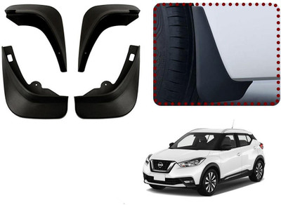Auto Kite Rear Mud Guard, Front Mud Guard For Nissan Kicks 2018(Black)