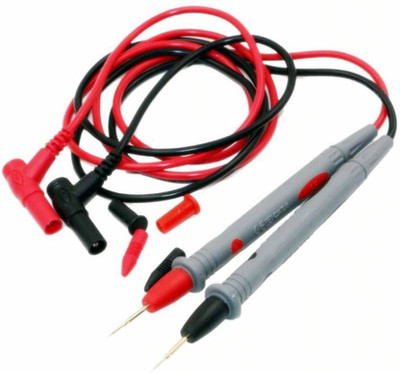 RIVER FOX Needle Pointed Multi-Meter Test Probe Leads - 1000V for Digital MultiMeter Analog Multimeter(Red, Grey, Black 8000 Counts)