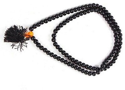 Raviour Lifestyle Black Agate Hakik 108 Beads Buddhist Prayer Japa Rosary Wearing Fashion Wear Mala Agate Dori Chain