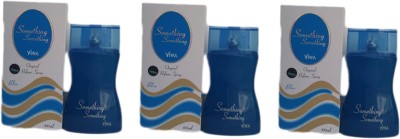 VIWA Original Something Blue Perfume 100ML Each (Pack of 3) Eau de Parfum  -  300 ml(For Men & Women)