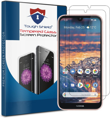 TOUGH SHIELD Tempered Glass Guard for Nokia 4.2(Pack of 2)