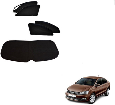 KOZDIKO Side Window, Rear Window Sun Shade For Volkswagen Vento(Black)