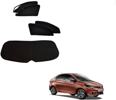 KOZDIKO Side Window, Rear Window Sun Shade For Tata Tigor(Black)