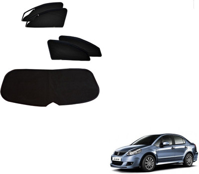 AuTO ADDiCT Side Window, Rear Window Sun Shade For Maruti Suzuki SX4(Black)