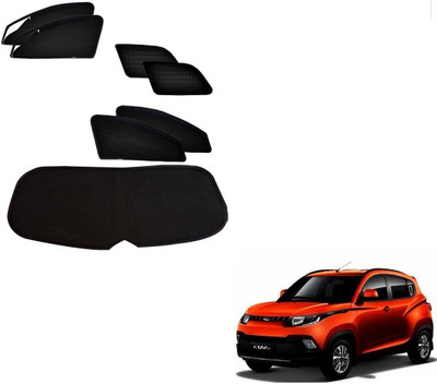 AuTO ADDiCT Side Window, Rear Window Sun Shade For Mahindra KUV 100(Black)