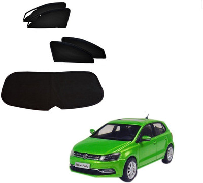 KOZDIKO Side Window, Rear Window Sun Shade For Volkswagen Polo Exquisite(Black)