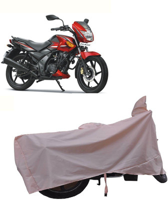 COVERPLANET Two Wheeler Cover for TVS(Flame DS 125, Pink)