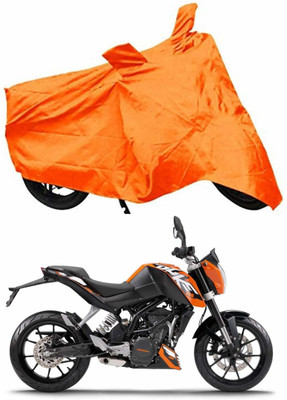 TRP Traders Waterproof Two Wheeler Cover for KTM(Duke 200, Orange)