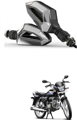 PRTEK Front, Side LED Indicator Light for Hero Splendor Pro(Blue, Yellow)