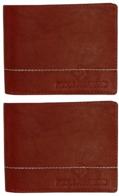 NEXA FASHION Men Casual Brown Genuine Leather Wallet(3 Card Slots)