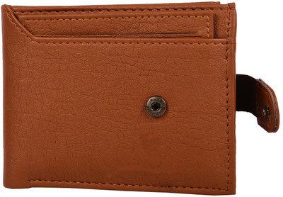 RPF Men Tan Artificial Leather Wallet(7 Card Slots)