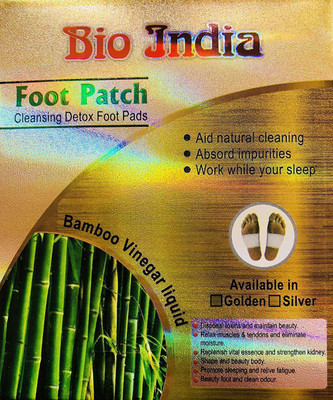 BIO INDIA Foot Patches with Pads & Adhesive Sheet Cleansing(200 g)