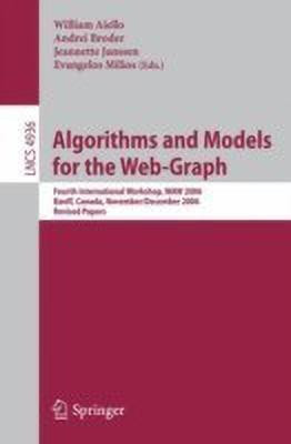 Algorithms and Models for the Web-Graph(English, Paperback, unknown)
