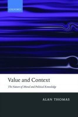Value and Context(English, Paperback, Thomas Alan)