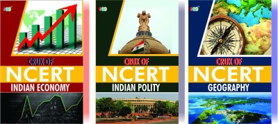 CRUX of NCERT (Indian Economy, Indian Polity, Geography) A Set of 3 Books(English, Paperback, JBC Press)