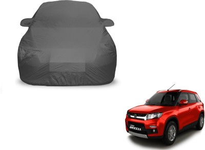 Amanzo Car Cover For Maruti Suzuki Vitara Brezza (With Mirror Pockets)(Grey)