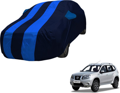 Amanzo Car Cover For Nissan Terrano (With Mirror Pockets)(Blue, Blue)