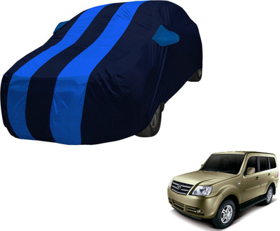 Amanzo Car Cover For Tata Sumo Grande (With Mirror Pockets)(Blue, Blue)