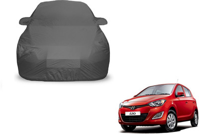 Auto Hub Car Cover For Hyundai i20 (With Mirror Pockets)(Grey)