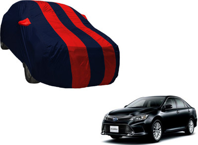 Amanzo Car Cover For Toyota Camry (With Mirror Pockets)(Black, Red)