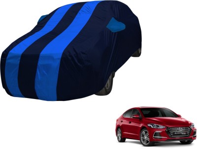 Amanzo Car Cover For Hyundai Elantra (With Mirror Pockets)(Blue, Blue)