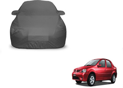 Amanzo Car Cover For Mahindra Logan (With Mirror Pockets)(Grey)