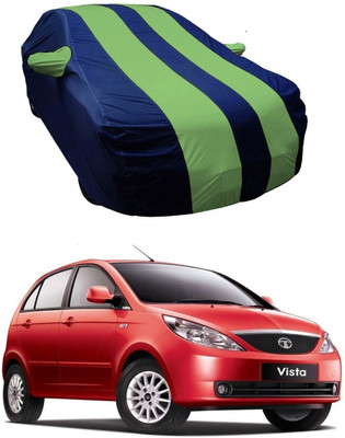 UDGHA Car Cover For Tata Vista Tech (With Mirror Pockets)(Multicolor)