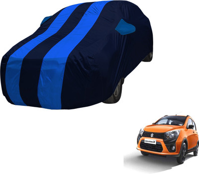 Auto Hub Car Cover For Maruti Suzuki Celerio (With Mirror Pockets)(Blue, Blue)