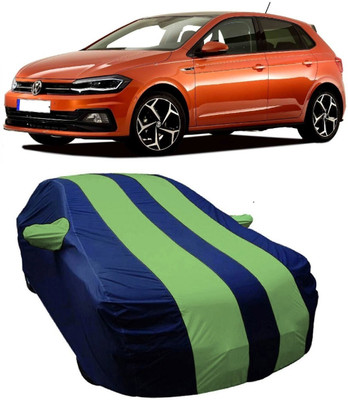V VINTON Car Cover For Volkswagen Polo Cross (With Mirror Pockets)(Multicolor)