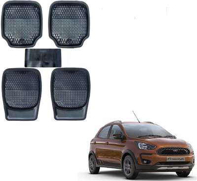 AuTO ADDiCT Rubber, PVC Standard Mat For  Ford Battle(Black)