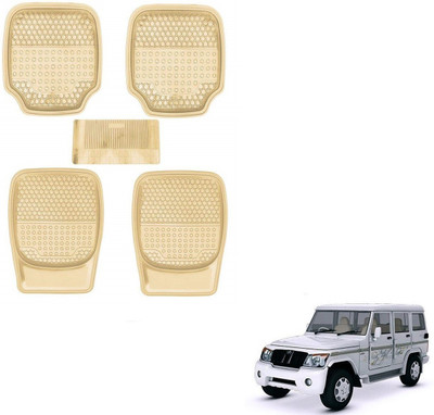 AuTO ADDiCT Rubber, PVC Standard Mat For  Mahindra Bolero(Beige)
