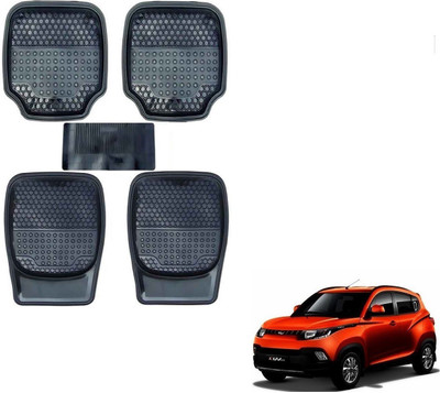 AuTO ADDiCT Rubber, PVC Standard Mat For  Universal For Car(Black)