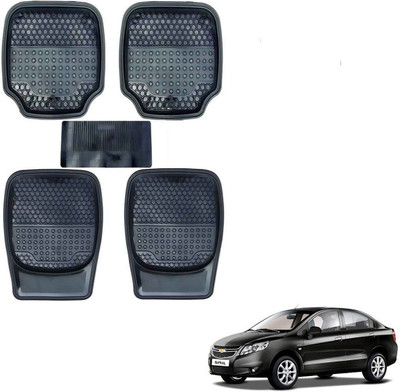AuTO ADDiCT Rubber, PVC Standard Mat For  Universal For Car(Black)