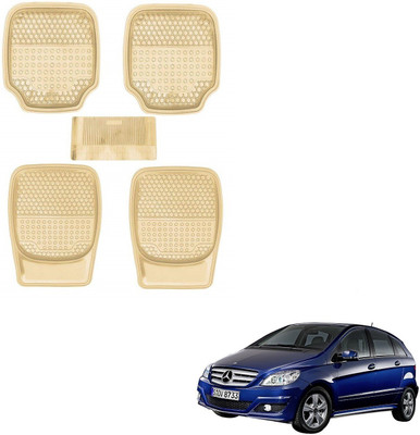 AuTO ADDiCT Rubber, PVC Standard Mat For  Mercedes Benz B-Class(Beige)