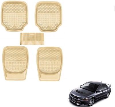 AuTO ADDiCT Rubber, PVC Standard Mat For  Mitsubishi Lancer(Beige)