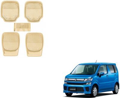 AuTO ADDiCT Rubber, PVC Standard Mat For  Maruti Suzuki WagonR(Beige)