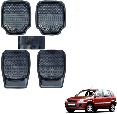 AuTO ADDiCT Rubber, PVC Standard Mat For  Ford Fusion(Black)