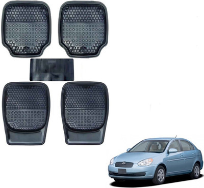 AuTO ADDiCT Rubber, PVC Standard Mat For  Universal For Car(Black)