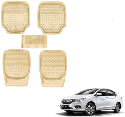 AuTO ADDiCT Rubber, PVC Standard Mat For  Honda New City(Beige)
