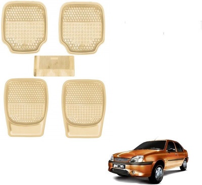 AuTO ADDiCT Rubber, PVC Standard Mat For  Ford Ikon(Beige)