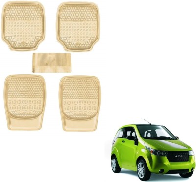 AuTO ADDiCT Rubber, PVC Standard Mat For  Mahindra Reva(Beige)