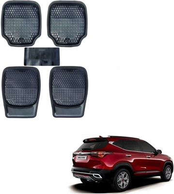 AuTO ADDiCT Rubber, PVC Standard Mat For  Universal For Car(Black)