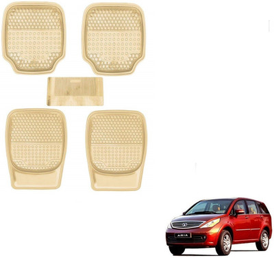 AuTO ADDiCT Rubber, PVC Standard Mat For  Tata Aria(Beige)