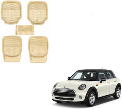 AuTO ADDiCT Rubber, PVC Standard Mat For  Mini Cooper(Beige)