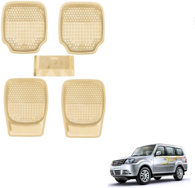 AuTO ADDiCT Rubber, PVC Standard Mat For  Tata Sumo Grand(Beige)