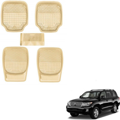 AuTO ADDiCT Rubber, PVC Standard Mat For  Toyota Land Cruiser(Beige)